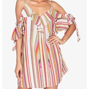 Rachel Roy striped shift dress L